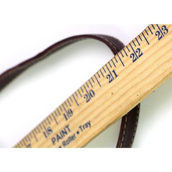 Chaos BROWN GENUINE LEATHER SHOULDER BAG X-BODY SATCHEL HANDBAG ORGANIZER PURSE - Picture 16 of 16